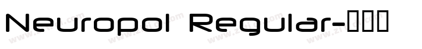 Neuropol Regular字体转换